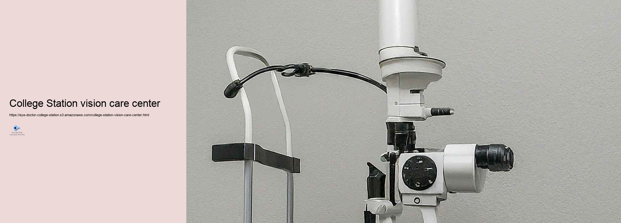 Professional Eye Examinations and Treatments in College Incurable